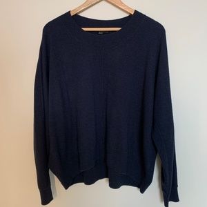 COS Cashmere Long Sleeve Boxy Sweater